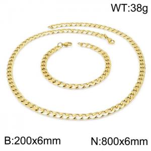 SS Jewelry Set(Most Men) - KS142528-Z