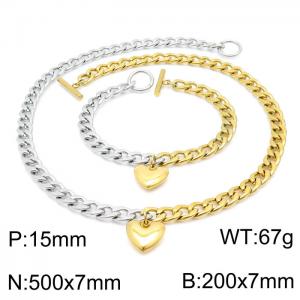 SS Jewelry Set(Most Men) - KS143425-Z