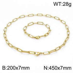 SS Jewelry Set(Most Men) - KS143990-Z