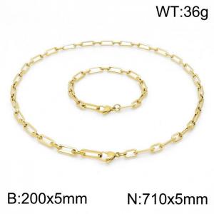 SS Jewelry Set(Most Men) - KS144016-Z