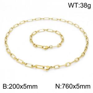 SS Jewelry Set(Most Men) - KS144017-Z