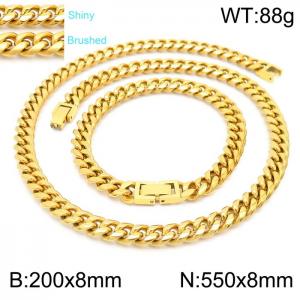SS Jewelry Set(Most Men) - KS189053-Z