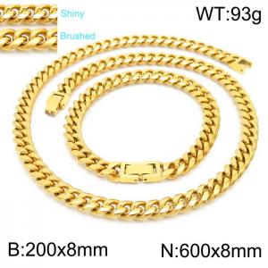 SS Jewelry Set(Most Men) - KS189054-Z