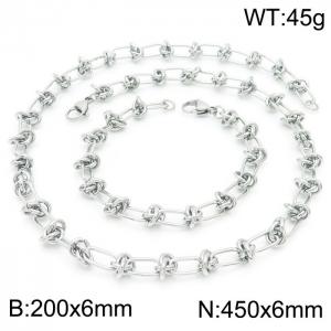 SS Jewelry Set(Most Men) - KS192185-Z