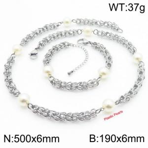 SS Jewelry Set(Most Women) - KS216991-Z