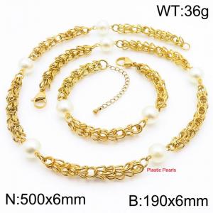 SS Jewelry Set(Most Women) - KS216994-Z