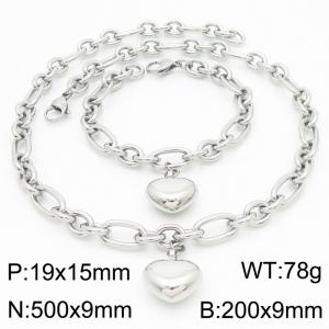 SS Jewelry Set(Most Women) - KS217620-Z