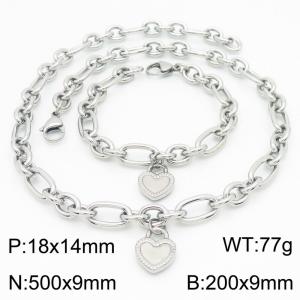 SS Jewelry Set(Most Women) - KS217627-Z