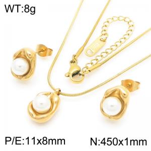 SS Jewelry Set(Most Women) - KS220228-HR