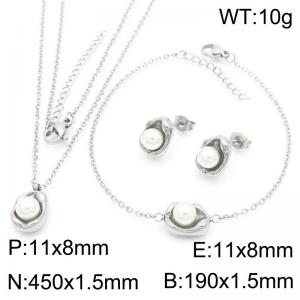 SS Jewelry Set(Most Women) - KS220231-HR