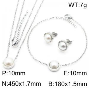 SS Jewelry Set(Most Women) - KS220233-HR