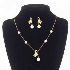 SS Jewelry Set(Most Women) - KS222830-HM