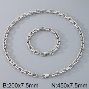 Stainless steel edging 0-chain set - KS223096-Z