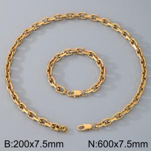 Stainless steel edging 0-chain set - KS223197-Z