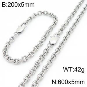 Stainless steel edging 0-chain set - KS223215-Z