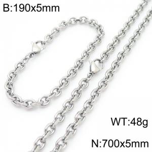 Stainless steel edging 0-chain set - KS223226-Z