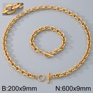 Stainless steel OT buckle grinding edge 0-type chain set - KS223400-Z