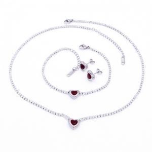 SS Jewelry Set(Most Women) - KS224935-HR