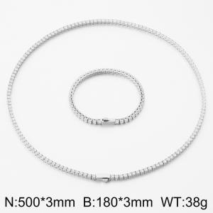 SS Jewelry Set(Most Women) - KS226056-CALY