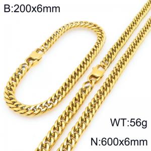 SS Jewelry Set(Most Men) - KS227944-ZZ