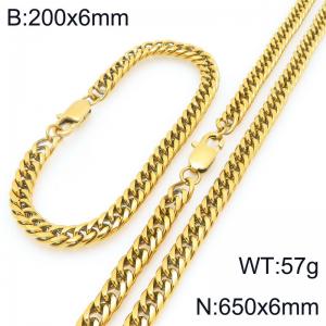 SS Jewelry Set(Most Men) - KS227951-ZZ