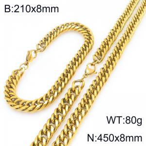 SS Jewelry Set(Most Men) - KS227972-ZZ