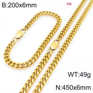 SS Jewelry Set(Most Men) - KS227996-ZZ