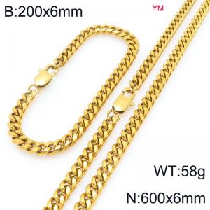 SS Jewelry Set(Most Men) - KS227999-ZZ