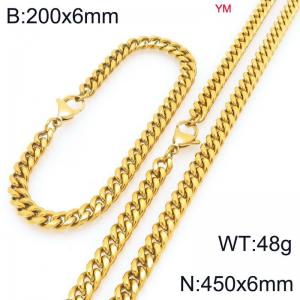 SS Jewelry Set(Most Men) - KS228002-ZZ