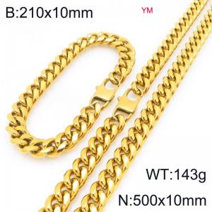 SS Jewelry Set(Most Men) - KS228033-ZZ