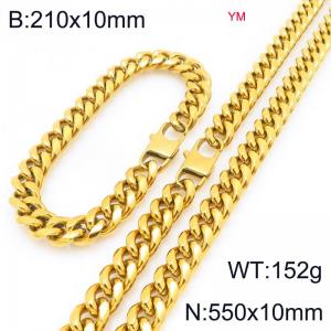 SS Jewelry Set(Most Men) - KS228034-ZZ