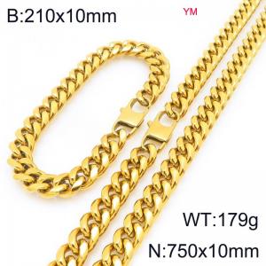 SS Jewelry Set(Most Men) - KS228037-ZZ