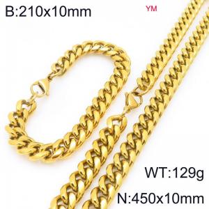 SS Jewelry Set(Most Men) - KS228038-ZZ