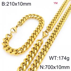 SS Jewelry Set(Most Men) - KS228043-ZZ