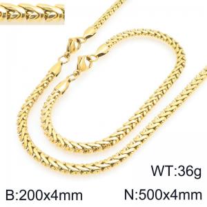 SS Jewelry Set(Most Men) - KS228139-Z