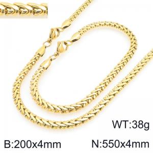 SS Jewelry Set(Most Men) - KS228140-Z