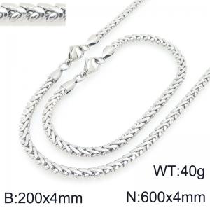 SS Jewelry Set(Most Men) - KS228145-Z
