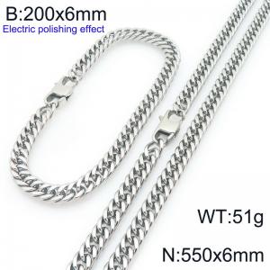 SS Jewelry Set(Most Men) - KS228334-Z