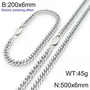 SS Jewelry Set(Most Men) - KS228339-Z
