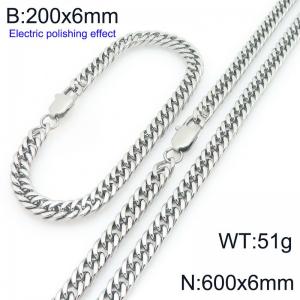 SS Jewelry Set(Most Men) - KS228341-Z