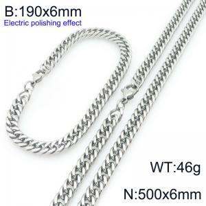 SS Jewelry Set(Most Men) - KS228345-Z