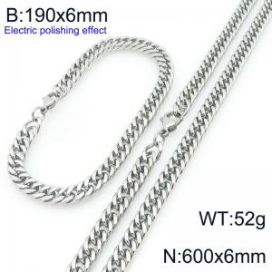 SS Jewelry Set(Most Men) - KS228347-Z