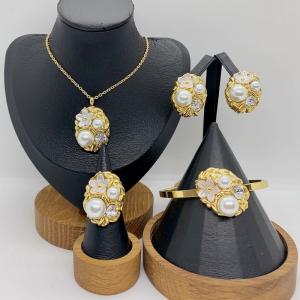SS Jewelry Set(Most Women) - KS228693-LX