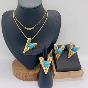 SS Jewelry Set(Most Women) - KS228772-LX