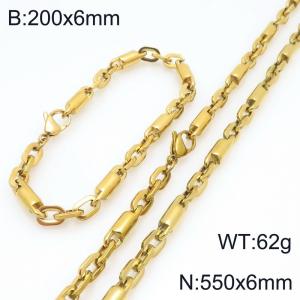 SS Jewelry Set(Most Men) - KS228881-Z