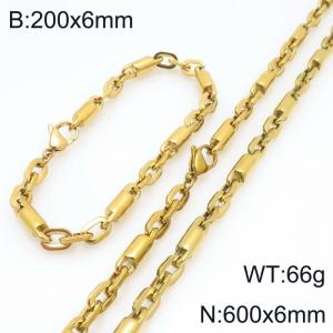 SS Jewelry Set(Most Men) - KS228882-Z