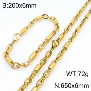 SS Jewelry Set(Most Men) - KS228883-Z