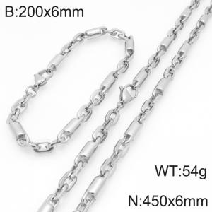 SS Jewelry Set(Most Men) - KS228886-Z