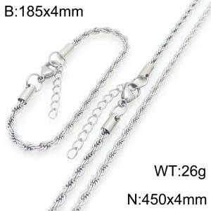 SS Jewelry Set(Most Women) - KS228941-GC