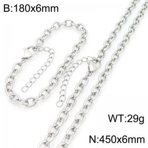 SS Jewelry Set(Most Women) - KS229605-Z